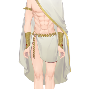 【live2d モデル】 DEMIGOD MAN READY TO RIG PSD FILE