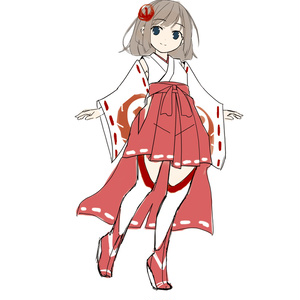 オーロラアクリルスタンド 航空機擬人化JALちゃん