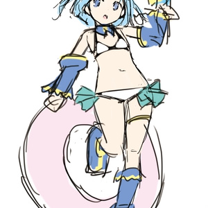  オーロラアクリルスタンド インク先生セット（初夏