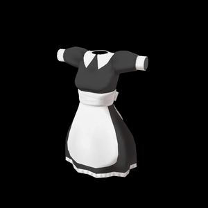 シンプルメイド服【「レナ・カクテル-Lena Cocktail-」用衣装3Dモデル】