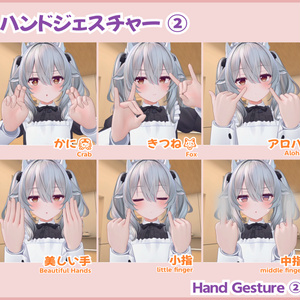 ハンドジェスチャー(24種)✋追加＆切替ギミック『ハンドジェスチャーEX』 缩略图 8