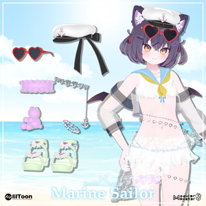 夏だ！海だ！『マリンセーラー水着』（6アバター対応） 缩略图 8