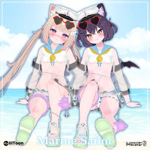 夏だ！海だ！『マリンセーラー水着』（6アバター対応） 缩略图 2