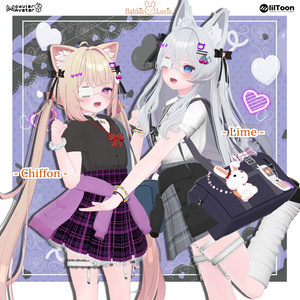 かわいい『JKギャル制服🎀』+ 遅刻パン🍩（10アバター対応） 缩略图 4