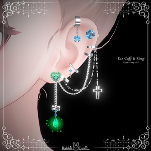 『イヤーカフ＆リング』💎RabiLuvi🐇アクセサリー(Vol.1)