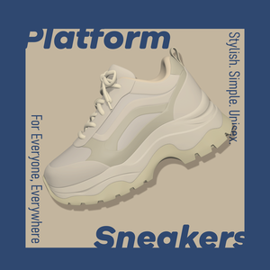 厚底スニーカー / Platform Sneakers – 3D Model