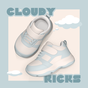 キッズスニーカー / Cloudy Kicks - 3D Models