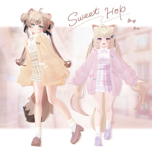【複数アバター対応】SweetHop【VRChat向け衣装】