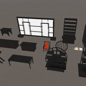 VRChat向け中華風家具セット