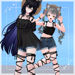 【44アバター対応】#CitrusWhite【VRChat向け衣装モデル】 缩略图 11