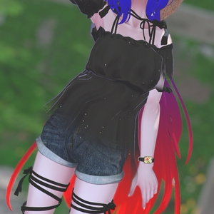 【44アバター対応】#CitrusWhite【VRChat向け衣装モデル】 缩略图 26