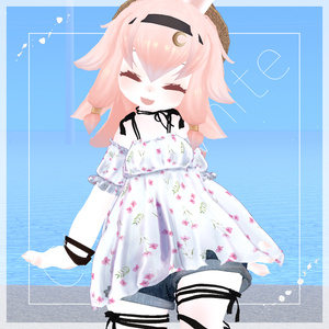 【44アバター対応】#CitrusWhite【VRChat向け衣装モデル】 缩略图 10