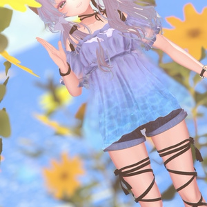 【44アバター対応】#CitrusWhite【VRChat向け衣装モデル】 缩略图 20