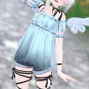【44アバター対応】#CitrusWhite【VRChat向け衣装モデル】 缩略图 37