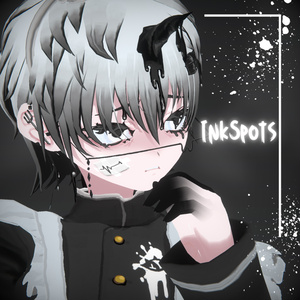〔オリジナルVRoid製3Dモデル〕Inkspots(インクスポッツ)