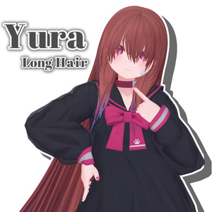 【12 avatars】Yura Long Hair【VRC Hair】 缩略图 5