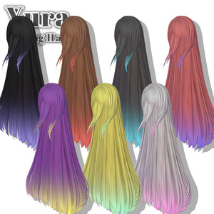【12 avatars】Yura Long Hair【VRC Hair】 缩略图 3