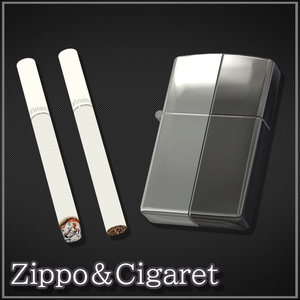 【VRChat想定】Zippo&Cigaret【Avatar / World ギミック付き】【ModularAvatar対応】