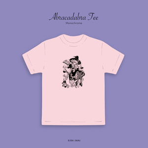 Abracadabra Tee［Monochrome］Pink