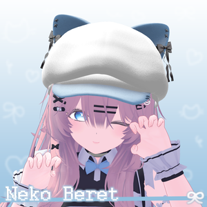 ねこみみベレー帽【Neko Beret】