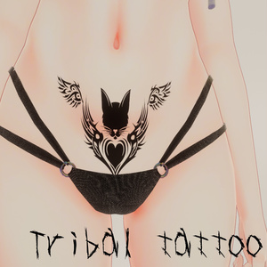 キャットトライバルタトゥー Cat tribal tatto 淫紋