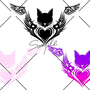 キャットトライバルタトゥー Cat tribal tatto 淫紋 缩略图 2