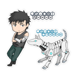 あまくろステッカー