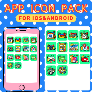 APP ICON PACK（ポップアート猫）