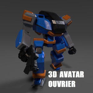 【3DAVATR】OUVRIER
