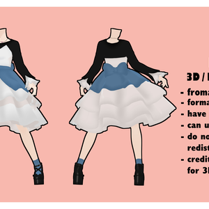 3D/MMD - Dress