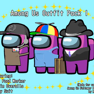 【Among Us Follower(by hfcRed)用】衣装パック 1 || 【For： Among Us Follower(by hfcRed) 】Outfit Pack 1