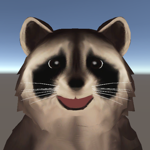 VRChat想定アライグマアバター