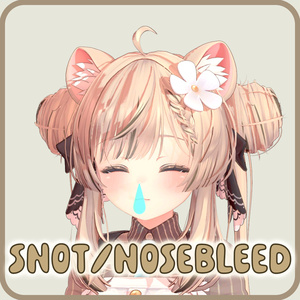 [Warudo/Prop/BIRP] Snot+NoseBleed