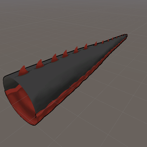 Rigged Dragon Tail