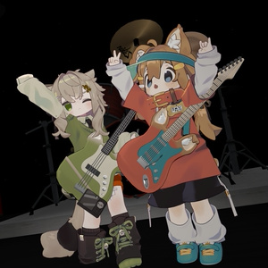 【VRChat想定】MA対応　キプギター！！🎸 缩略图 5