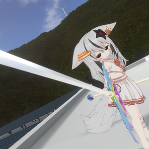 【VRChat想定】MA対応 魔法少女の仕込み杖 缩略图 8