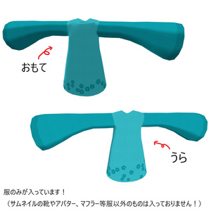 【VRChat想定】MA対応　ターコイズ色の服 缩略图 2