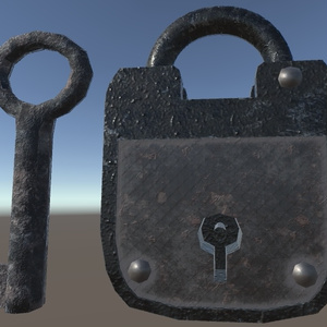Antique Padlock（△1210）