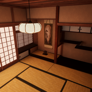 【販売ワールド】書院造の和室 - [Selling World] Japanese-style room with a shoin-style design