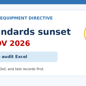 EU RED 6規格 失効影響チェック｜2026年11月15日対応 Excel