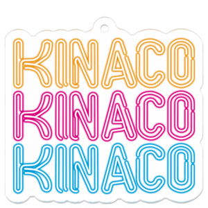KINACOネオンサインアクリルキーホルダー