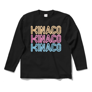 KINACOネオンサインロングスリーブTシャツ