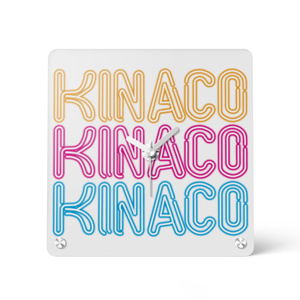 KINACOネオンサインアクリル時計