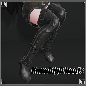 【9アバター対応】ニーハイブーツ - Kneehigh boots -