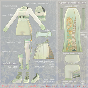 玲双華 -Reisouka-　 Shinano、Fluctua、Savarum、Marycia対応衣装 缩略图 6
