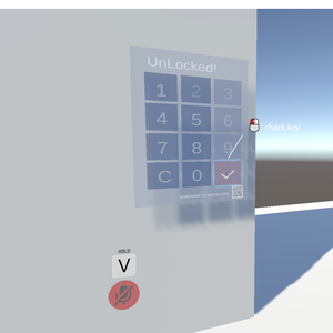 【無料あり】パスワード付き自動扉/[There is also a free version]Automatic Door with PIN(UdonGimmick)