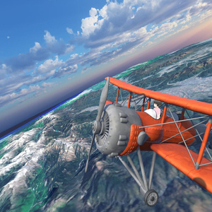 [体験版無料][MetaQuest Ready]3Dモデルに操縦席を追加/[Free trial version]Add cockpit on any 3Dmodel[VRChat][SPMSteerablePlane]