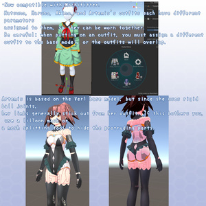 VRChat用アバター　アルテミス　VCC対応　VRM同梱 缩略图 18
