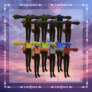 【+Head向け衣装】AutumnSweater 缩略图 5