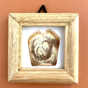 Colored pencil illustration of a chocolate marble cake [Original drawing...]